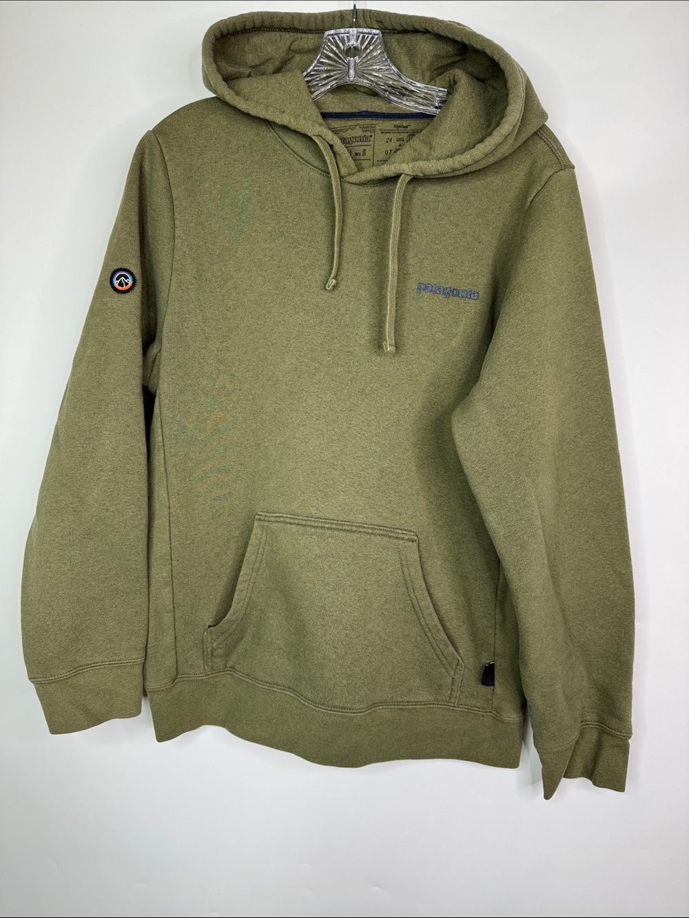 Patagonia Uprisal Green Hooded Sweatshirt Men's Small